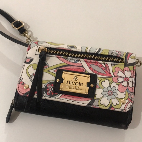 Nicole by Nicole Miller Handbags - Nicole Miller Floral Clutch Crossbody Bag 🌸🌼🌺💐